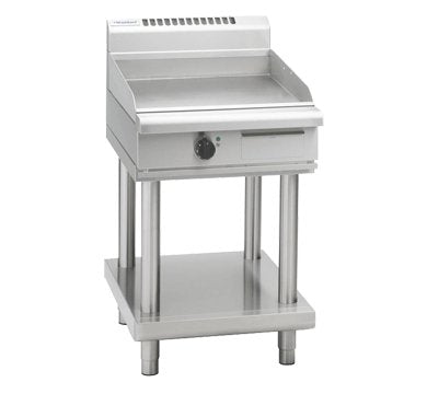 Waldorf 800 Series GPL8600E-LS - 600mm Electric Griddle Low Back Version - Leg Stand