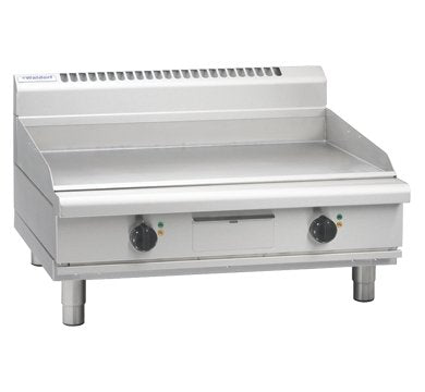 Waldorf 800 Series GPL8900E-B - 900mm Electric Griddle Low Back Version - Bench Model