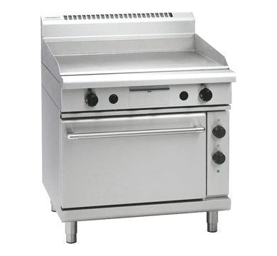 Waldorf 800 Series GPL8910GE - 900mm Gas Griddle Electric Static Oven Range Low Back Version