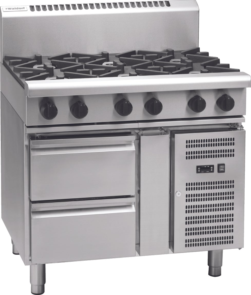 Waldorf 800 Series RN8600G-RB - 900mm Gas Cooktop – Refrigerated Base