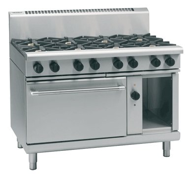 Waldorf 800 Series RNL8816GEC - 1200mm Gas Range Electric Convection Oven Low Back Version