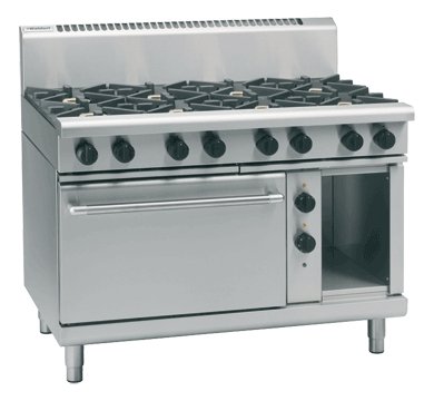 Waldorf 800 Series RNL8819GE - 1200mm Gas Range Electric Static Oven Low Back Version