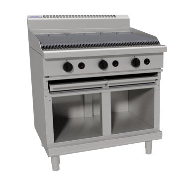 Waldorf Bold CHL8900G-CB - 900mm Gas Chargrill Low Back Version - Cabinet Base