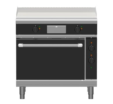 Waldorf Bold GPB8910E - 900mm Electric Griddle Static Oven Range