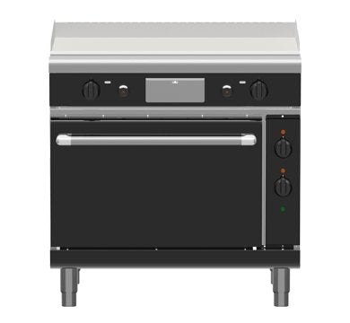 Waldorf Bold GPB8910GE - 900mm Gas Griddle Electric Static Oven Range