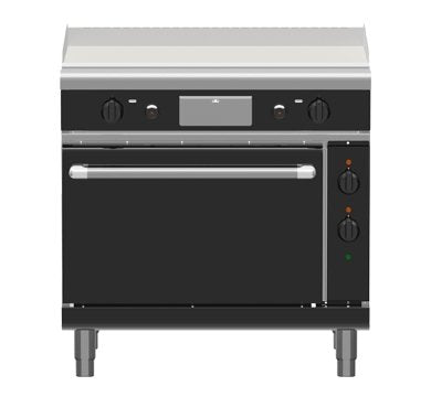 Waldorf Bold GPLB8910GE - 900mm Gas Griddle Electric Static Oven Range Low Back Version