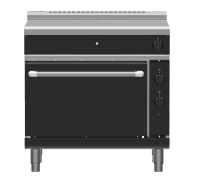 Waldorf Bold RNB8110GE - 900mm Gas Target Top Electric Static Oven Range