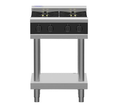 Waldorf Bold RNB8400G-LS - 600mm Gas Cooktop - Leg Stand