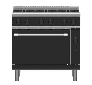 Waldorf Bold RNB8610G - 900mm Gas Range Static Oven