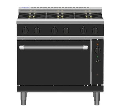 Waldorf Bold RNB8613GC - 900mm Gas Range Convection Oven