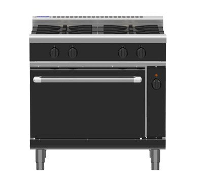 Waldorf Bold RNB8910GEC - 900mm Gas Range Electric Convection Oven