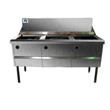 Gas Fish and Chips Fryer Three Fryer -  WFS-3/18