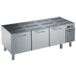 Zanussi EVO700 3 Door Refrigerated Base (R290) 372293