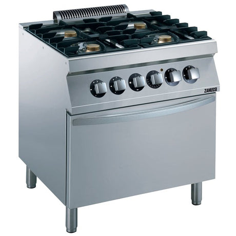 Zanussi EVO700 4-Burner Gas Cooktop on Electric Oven, 800mm 372149